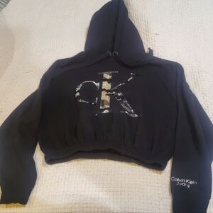 Calvin Klein Black Hoodie with Logo